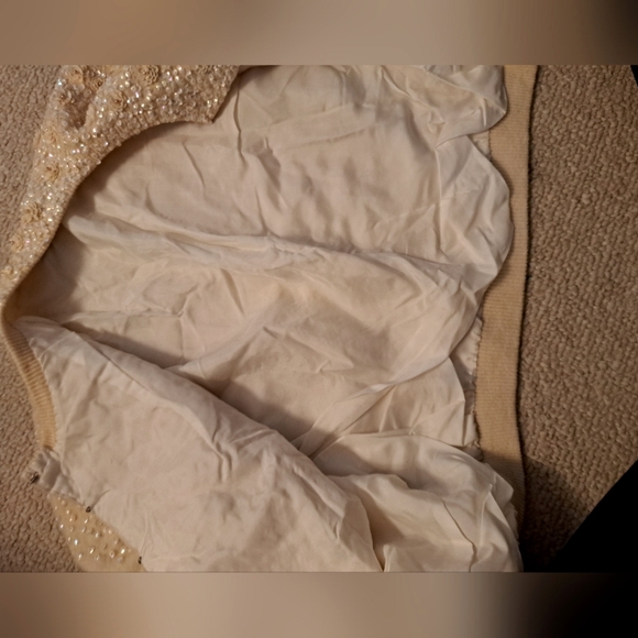 Banff ltd retro cardigan wool 38 sequined - Picture 6 of 13